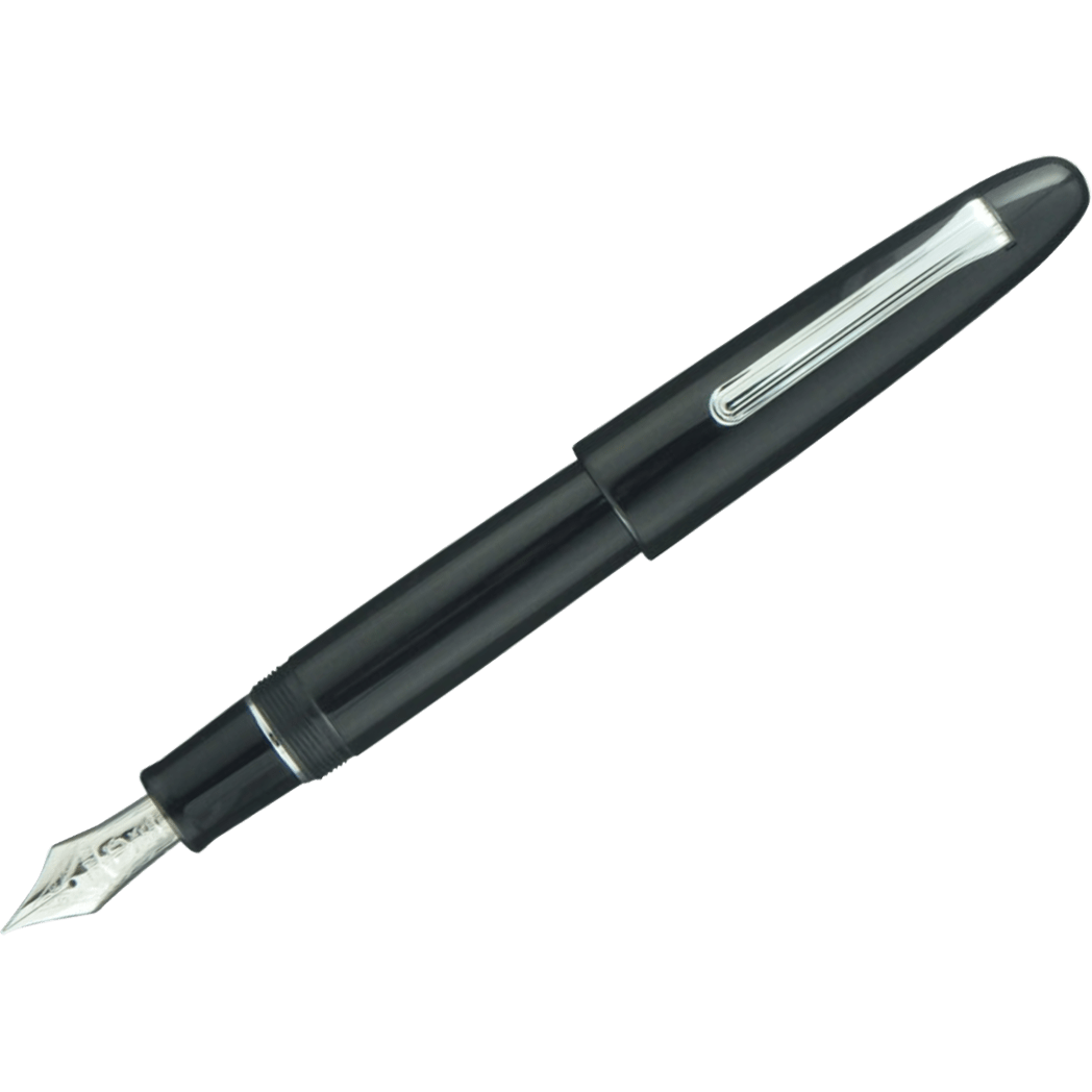 Sailor 1911 Fountain Pen - King of Pens - Ebonite - Silver Trim (Bespoke Dealer Exclusive)-Pen Boutique Ltd