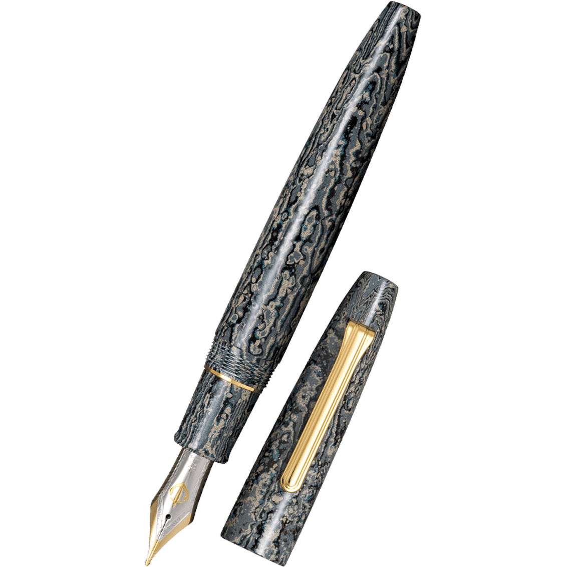 Sailor 1911 Fountain Pen - King of Pen - Gray Ebonite - Naginata Togi Nib-Pen Boutique Ltd