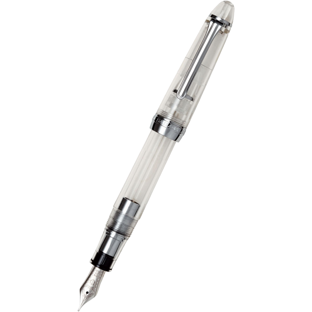 Sailor 1911L Fountain Pen -Sliver Trim - Transparent-Pen Boutique Ltd