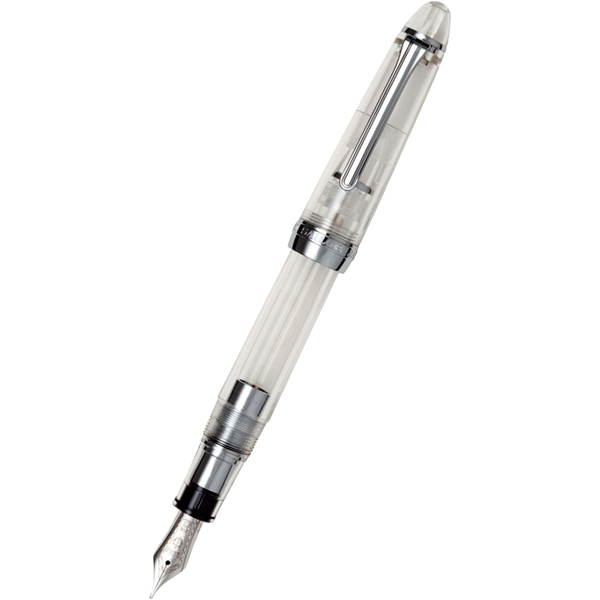 Sailor 1911L Fountain Pen -Sliver Trim - Transparent-Pen Boutique Ltd