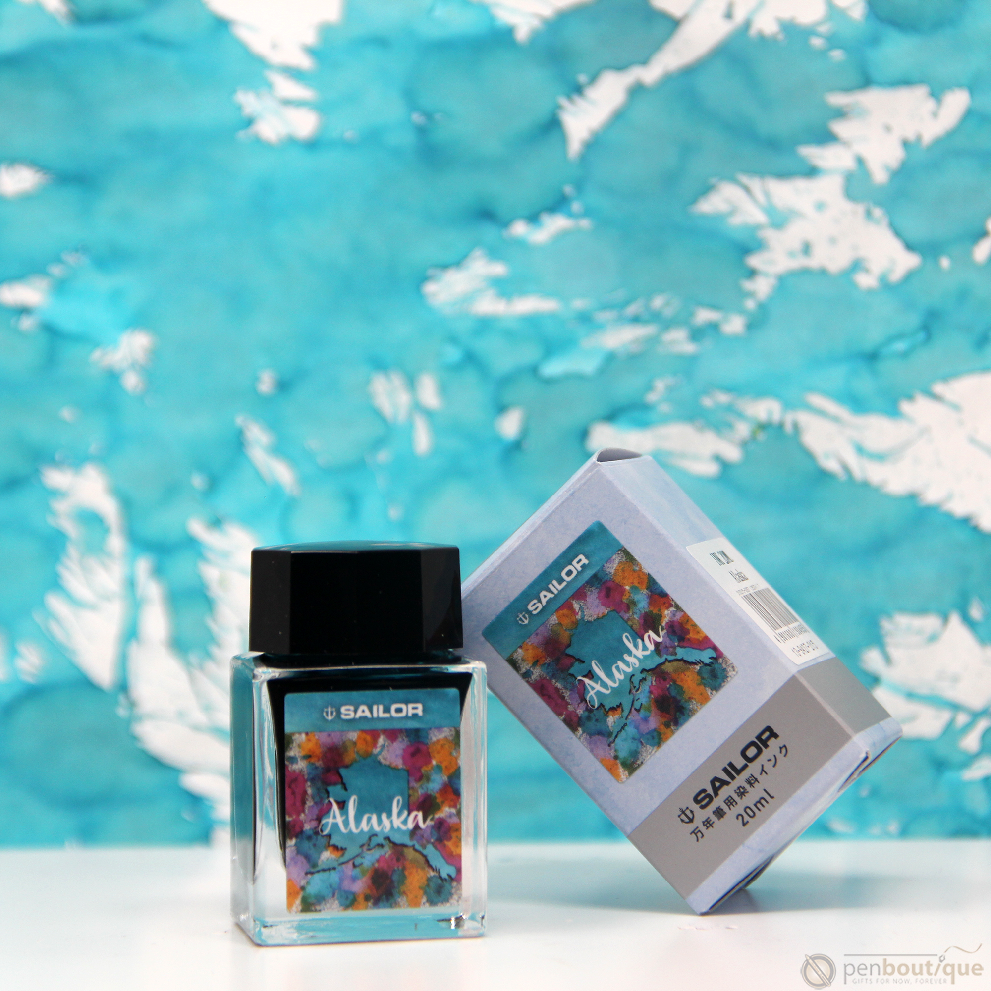 Sailor Bottled Ink - USA State - Alaska - 20ml-Pen Boutique Ltd