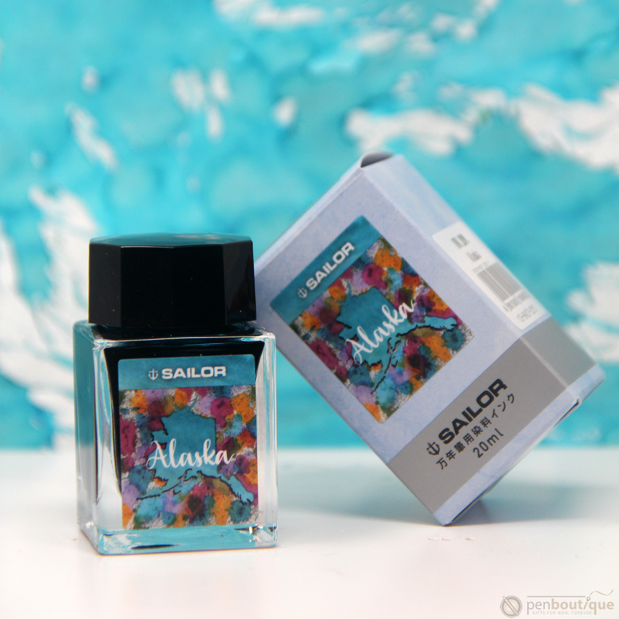 Sailor Bottled Ink - USA State - Alaska - 20ml-Pen Boutique Ltd