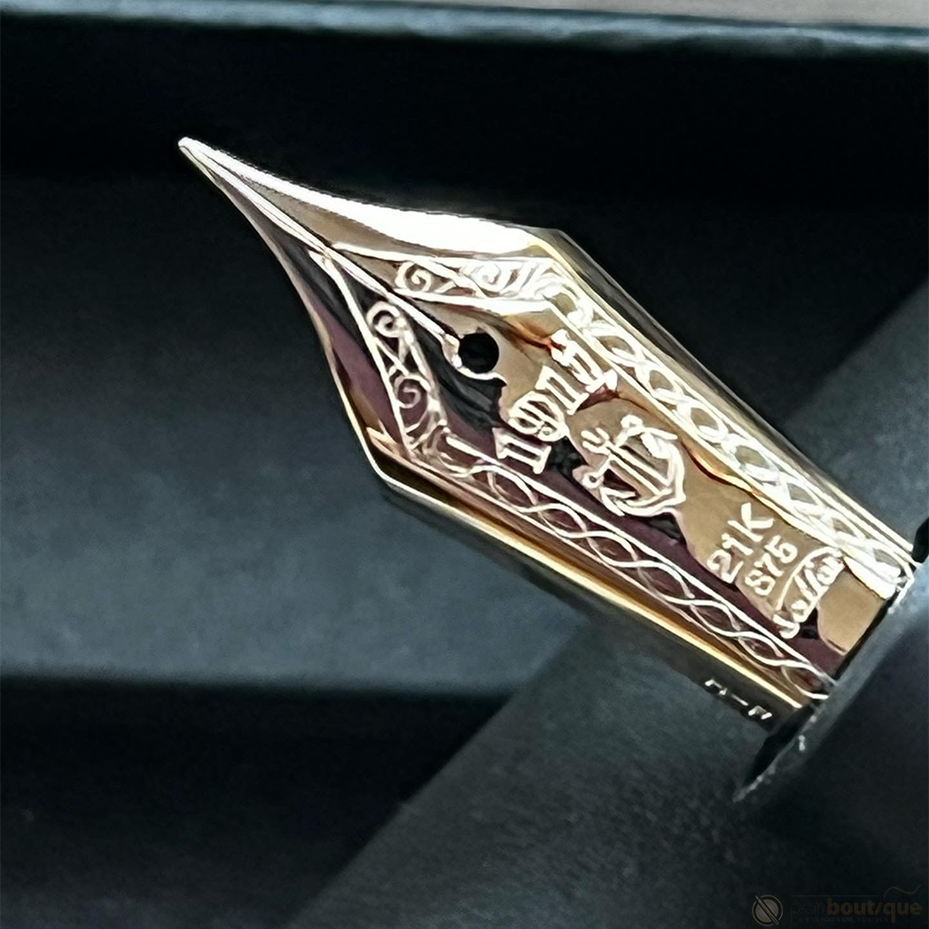 Sailor Ebonite Sculpture Fountain Pen - Yogazsumi (Night Haze)-Pen Boutique Ltd