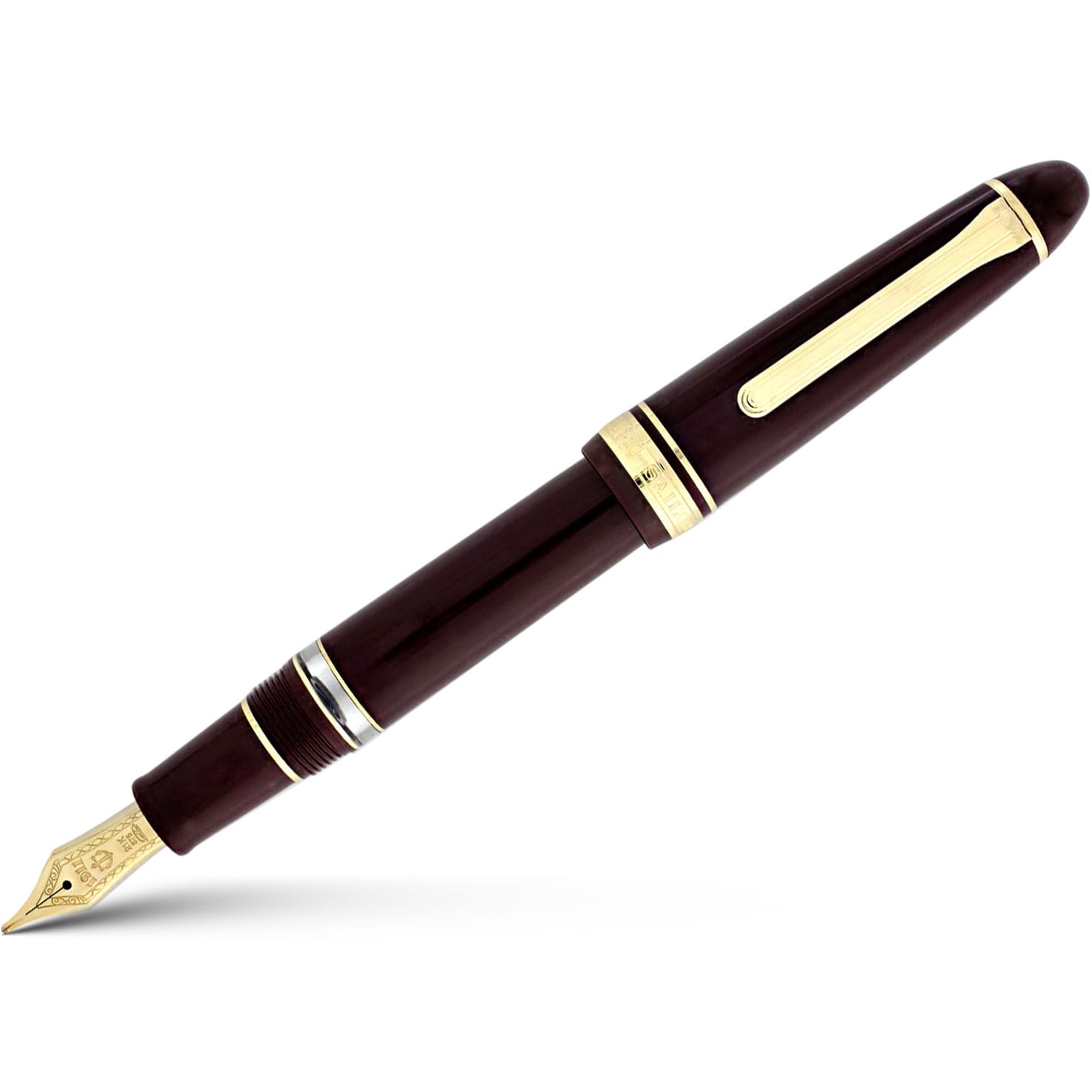 Sailor Fountain Pen - 1911L Realo - Maroon/Gold-Pen Boutique Ltd