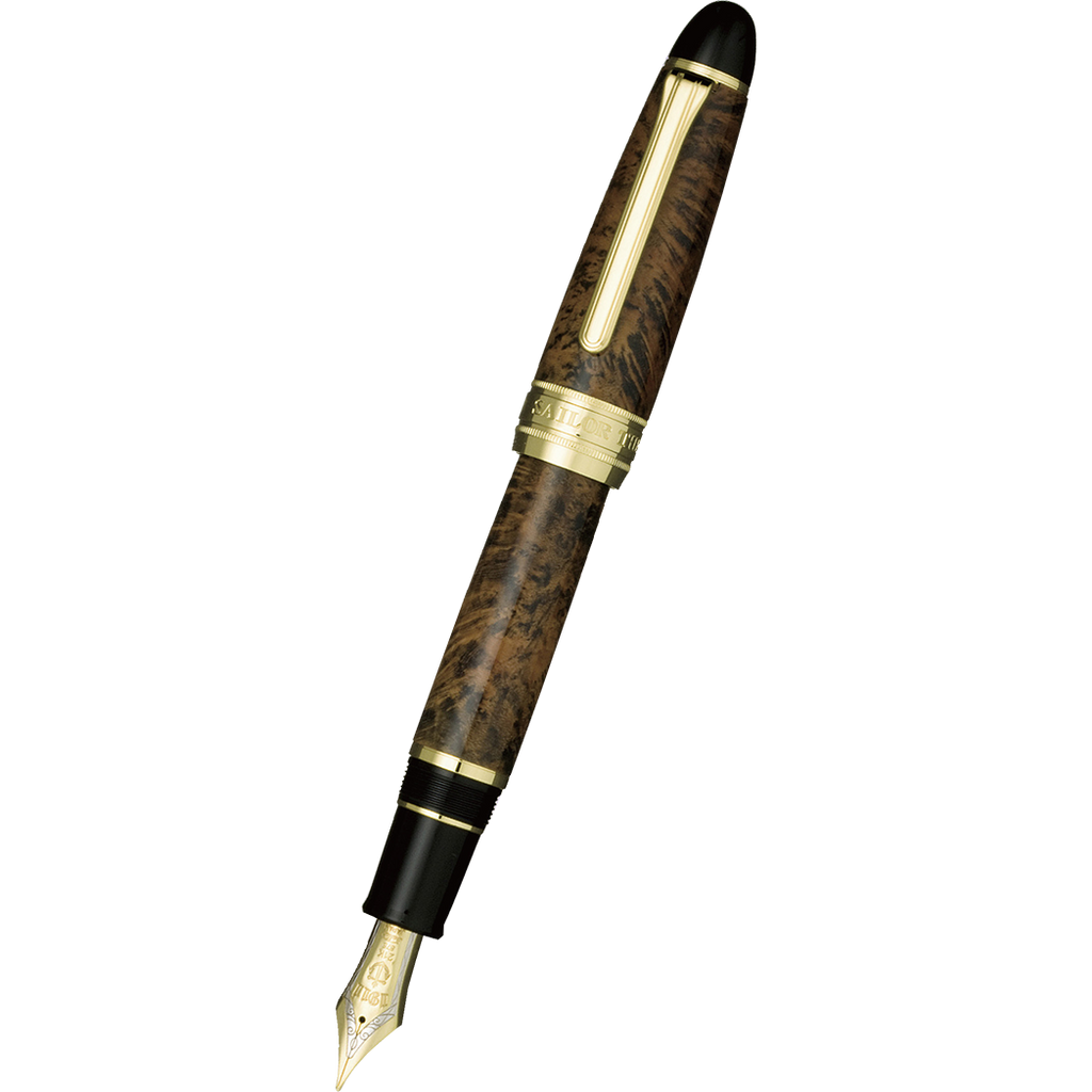 Sailor Fountain Pen - King of Pens - Brown Brier Wood (Bespoke Dealer Exclusive)-Pen Boutique Ltd