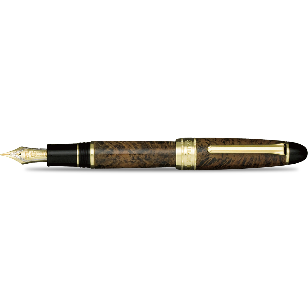 Sailor Fountain Pen - King of Pens - Brown Brier Wood (Bespoke Dealer Exclusive)-Pen Boutique Ltd