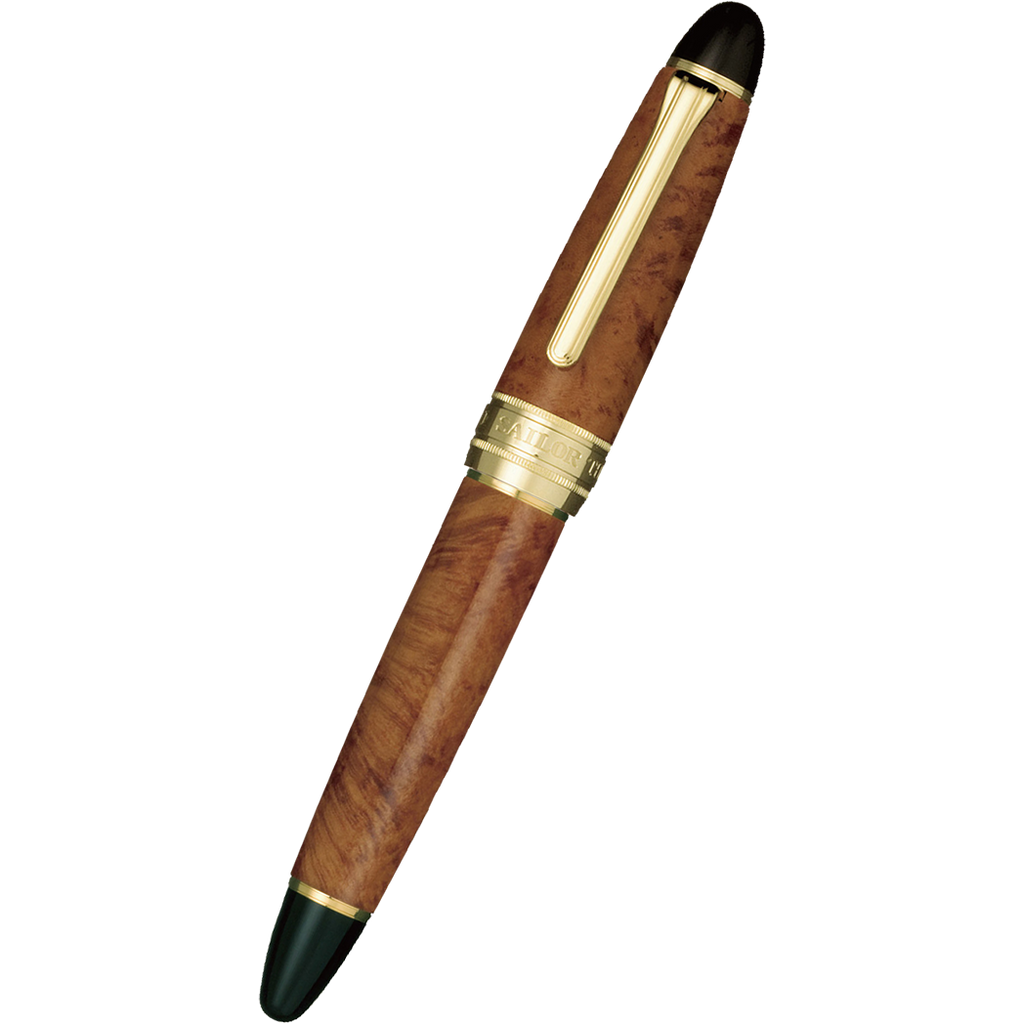 Sailor Fountain Pen - King of Pens - Red Brier Wood (Bespoke Dealer Exclusive)-Pen Boutique Ltd