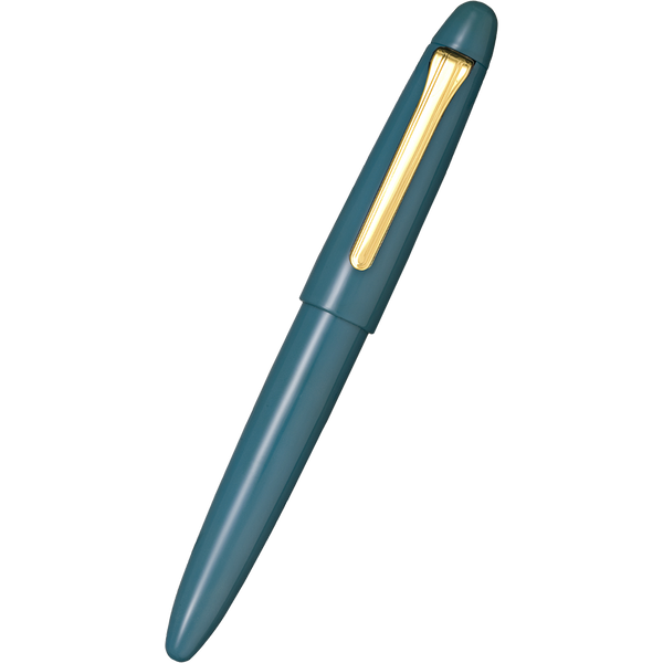 Sailor Fountain Pen - King of Pens - Urushi 'Kaga' Teal Blue (Bespoke Dealer Exclusive)-Pen Boutique Ltd