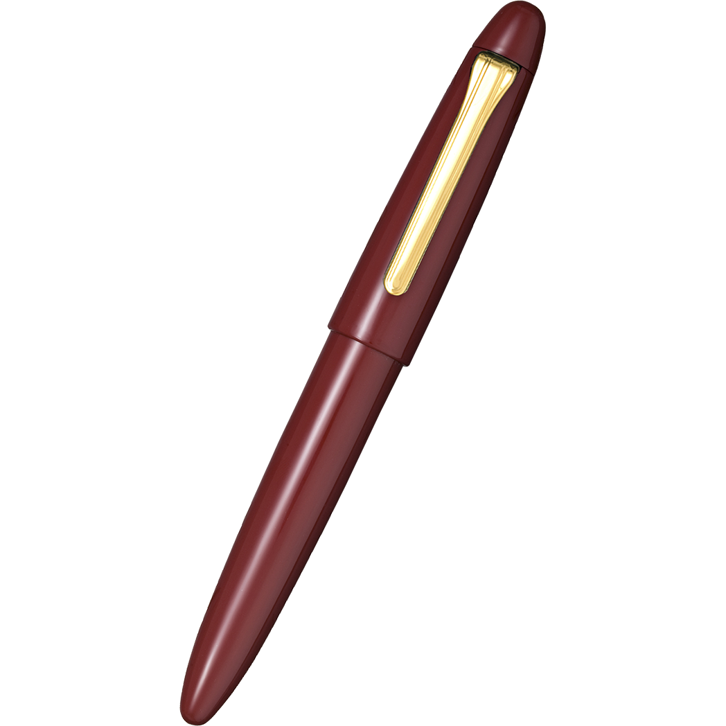 Sailor Fountain Pen - King of Pens - Urushi 'Kaga' Wine Red (Bespoke Dealer Exclusive)-Pen Boutique Ltd