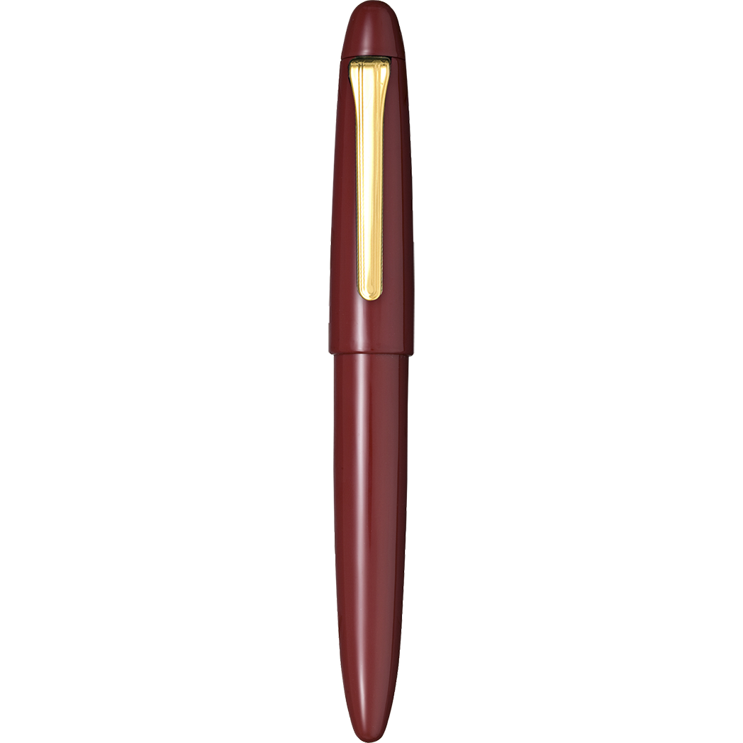 Sailor Fountain Pen - King of Pens - Urushi 'Kaga' Wine Red (Bespoke Dealer Exclusive)-Pen Boutique Ltd