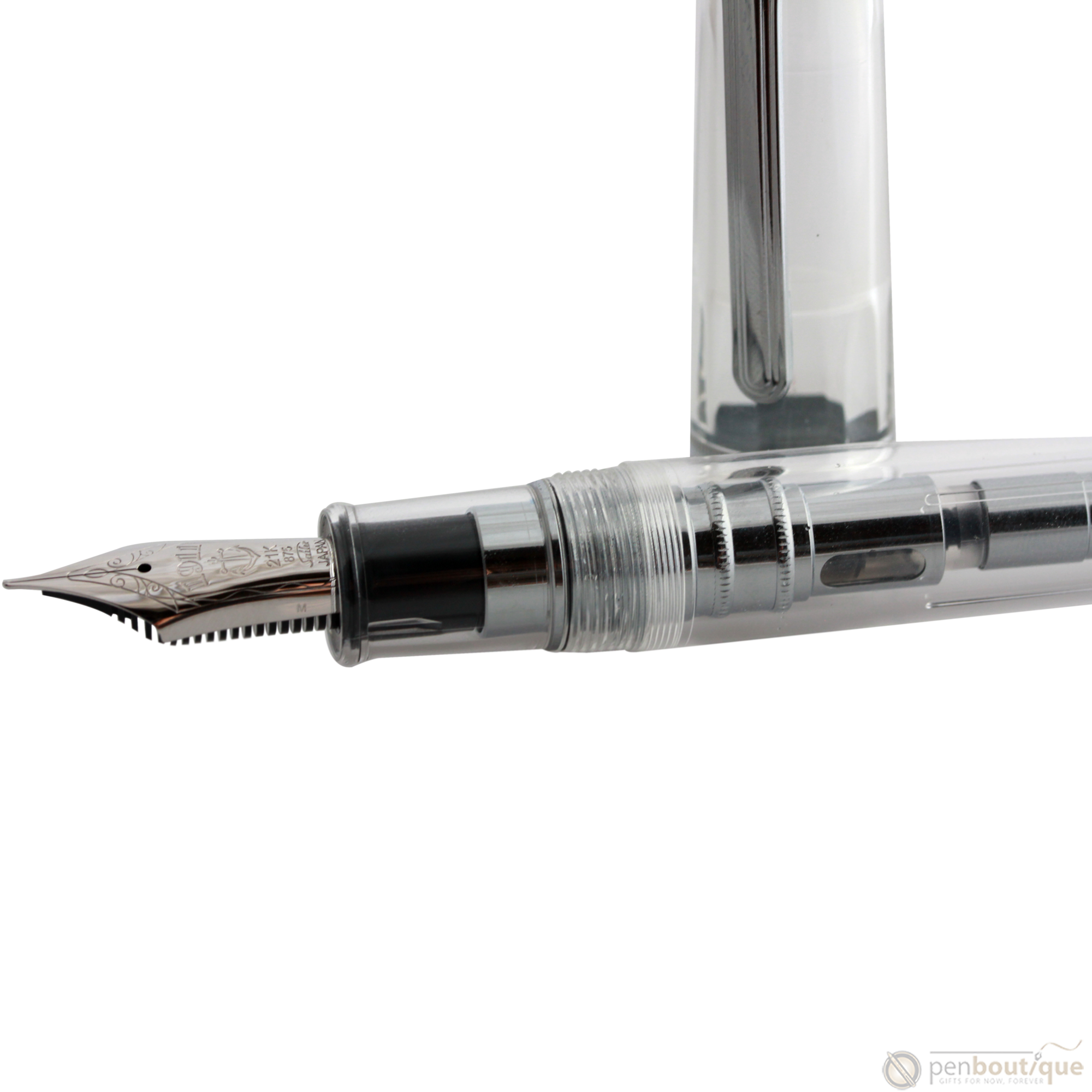 Sailor Professional Gear King of Pens Transparent/Silver Fountain Pen-Pen Boutique Ltd