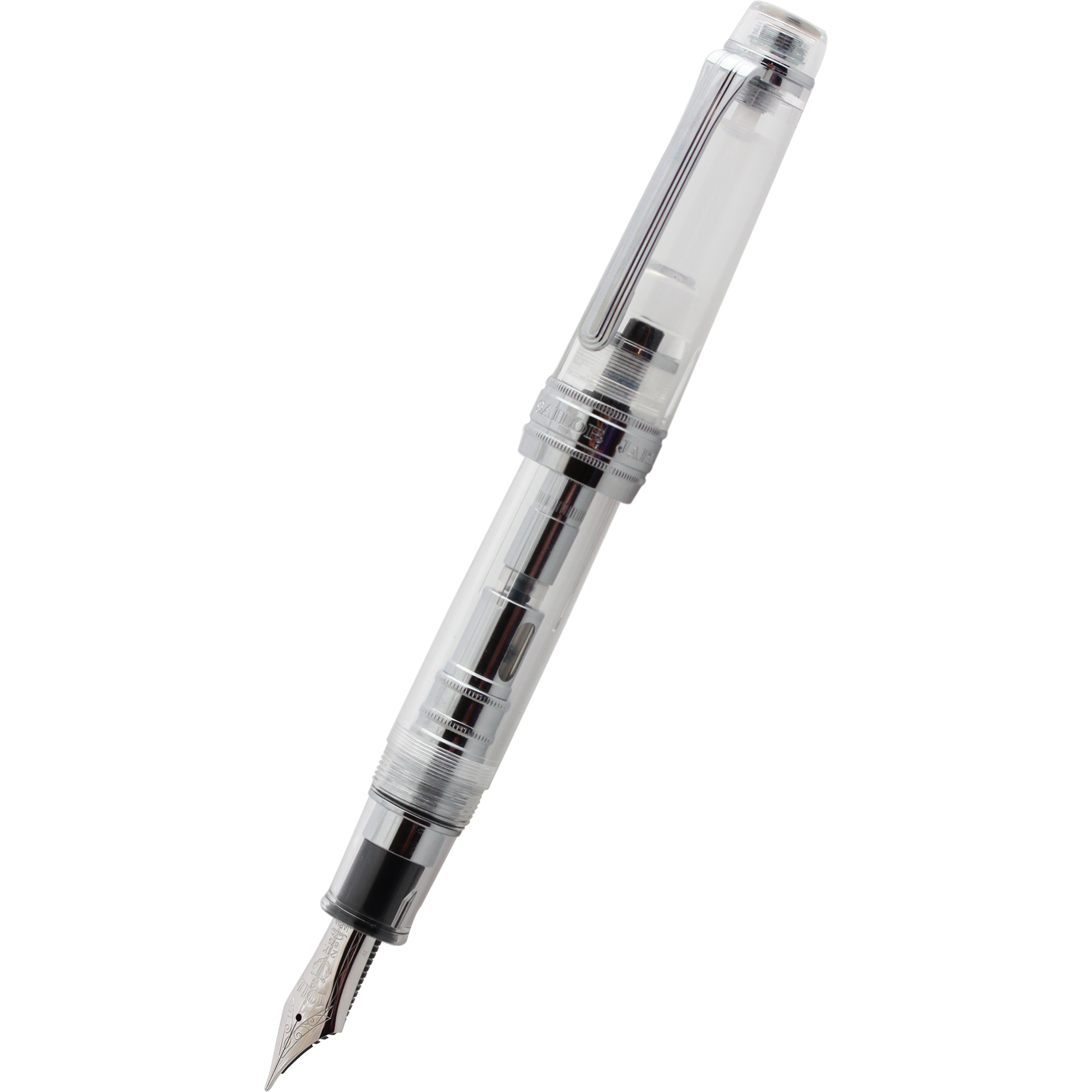 Sailor Professional Gear King of Pens Transparent/Silver Fountain Pen-Pen Boutique Ltd