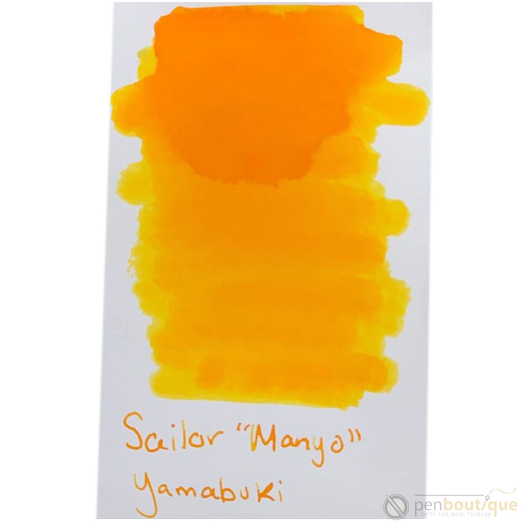 Sailor Manyo Ink Bottle - Yamabuki - 50ml-Pen Boutique Ltd
