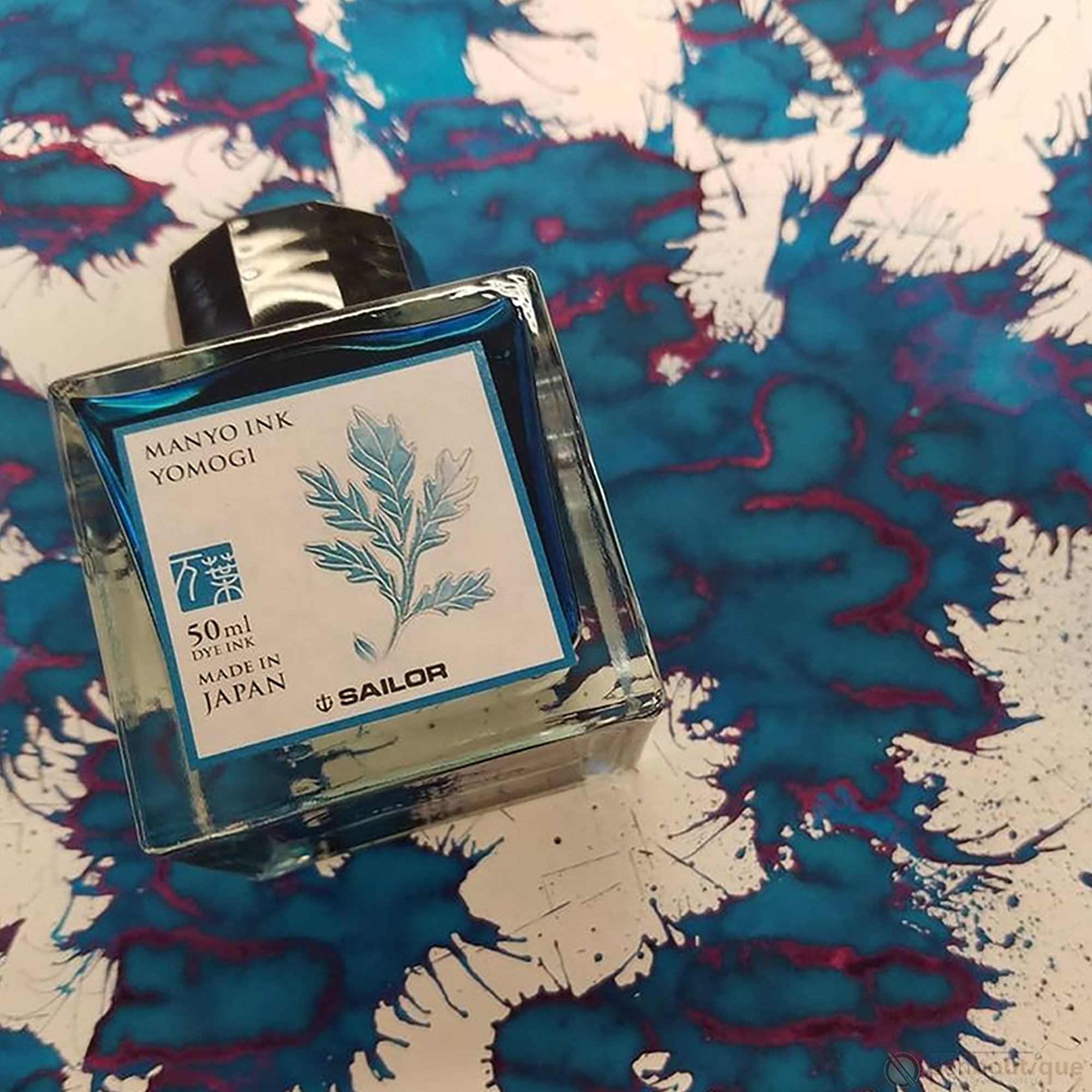 Sailor Manyo Ink Bottle - Yomogi - 50ml-Pen Boutique Ltd