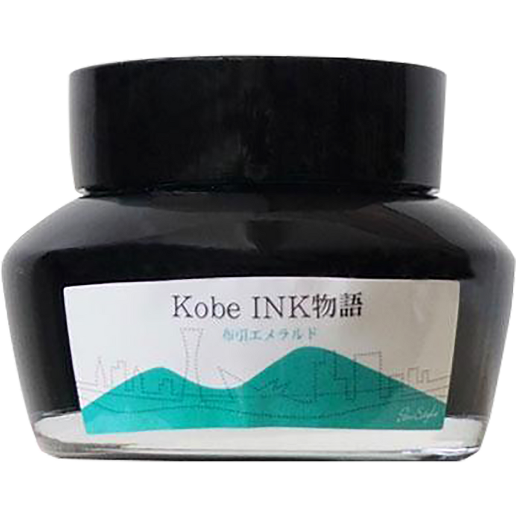 Sailor Nagasawa Kobe #13 Nunobiki Emerald Ink Bottle - 50ml-Pen Boutique Ltd