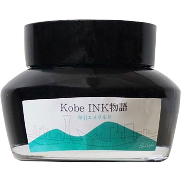 Sailor Nagasawa Kobe #13 Nunobiki Emerald Ink Bottle - 50ml-Pen Boutique Ltd