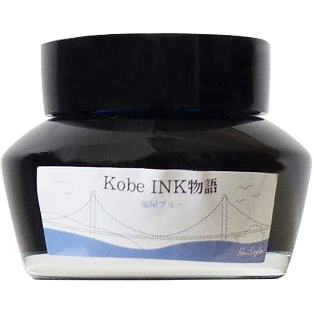 Sailor Nagasawa Kobe #17 Shioya Blue Ink Bottle - 50ml-Pen Boutique Ltd