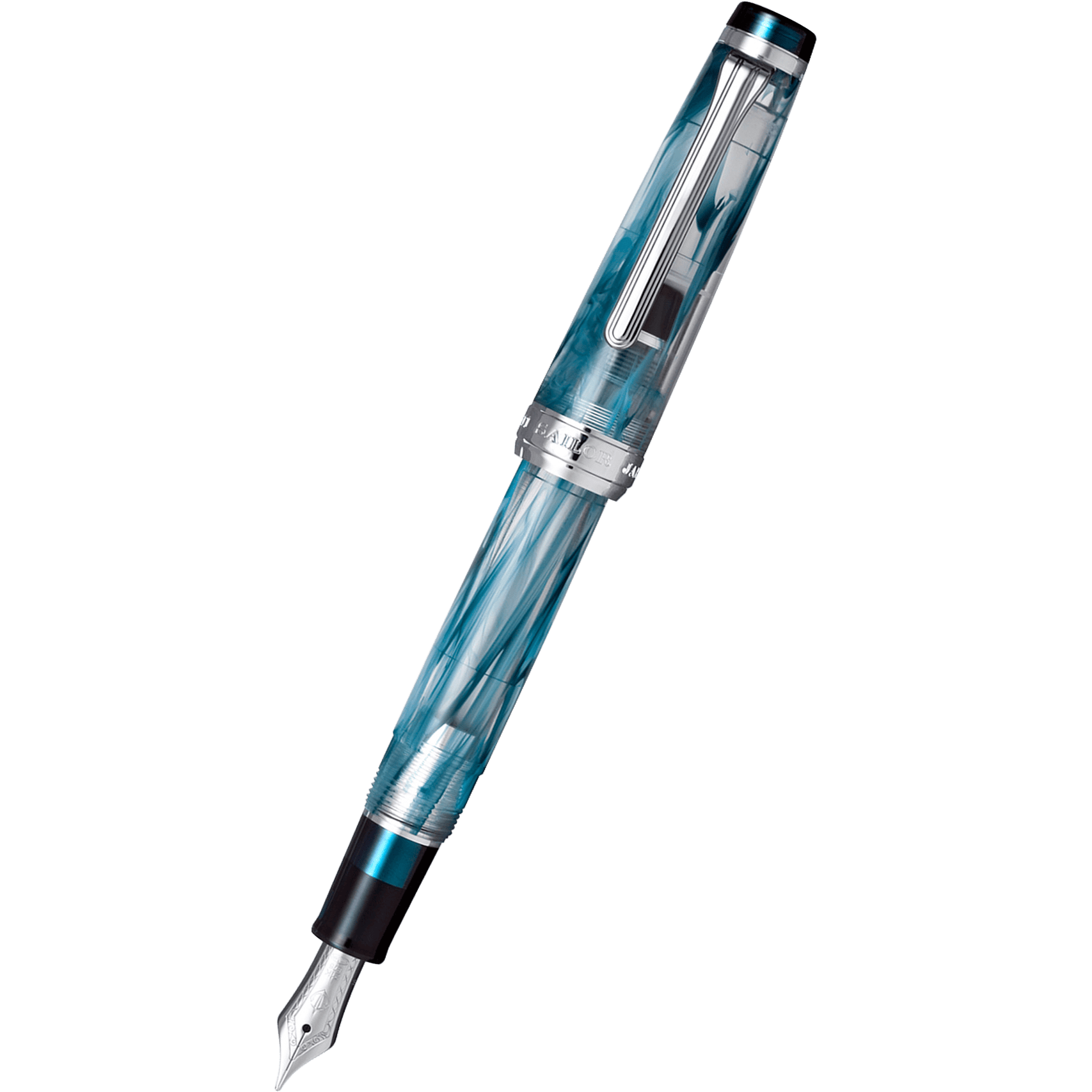 Sailor Professional Gear Fountain Pen - Veilio Blue Green - Standard (Bespoke Dealer Exclusive)-Pen Boutique Ltd