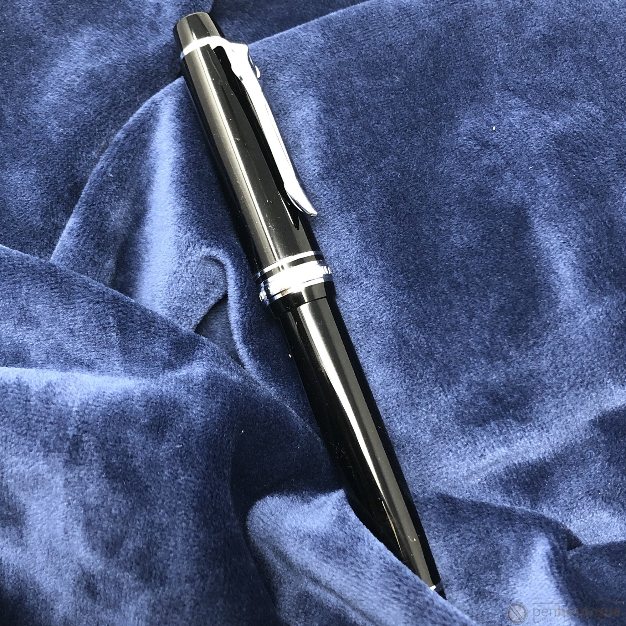 Sailor Professional Gear II Slim Fountain Pen - Black with Silver Trim-Pen Boutique Ltd