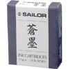 Sailor Souboku Cartridge Ink - Deep Blue - 12pcs-Pen Boutique Ltd