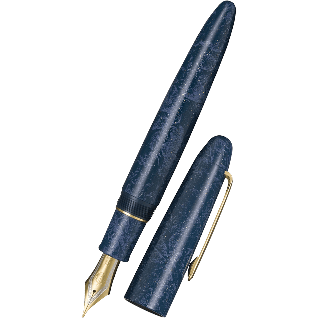 Sailor 1911 Fountain Pen - King of Pens - Iro Miyabi 2nd Edition - Miyabi Nuri - Kon Ruri (Bespoke Dealer Exclusive)-Pen Boutique Ltd