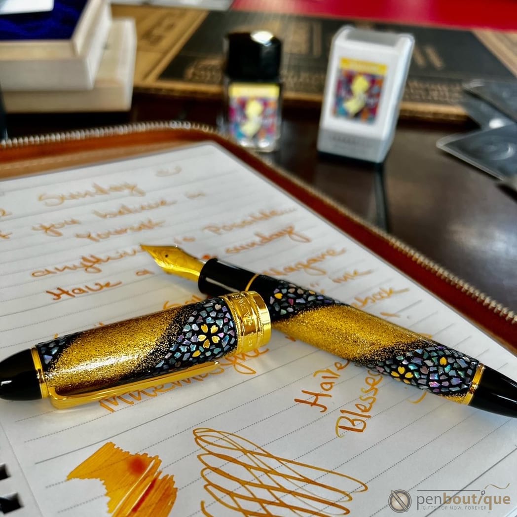 Sailor Maki-e Fountain Pen - Limited Edition - Sakura Nagare - King of Pens-Pen Boutique Ltd