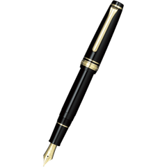 Sailor Professional Gear Fountain Pen - Black - Gold Trim - Slim-Pen Boutique Ltd