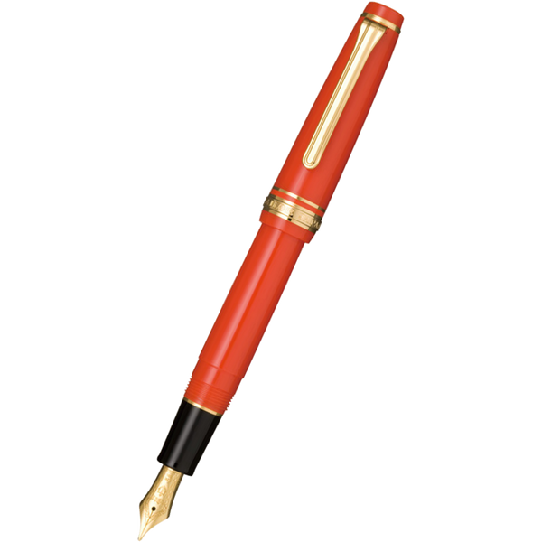 Sailor Professional Gear Fountain Pen - Red - Gold Trim - Slim-Pen Boutique Ltd