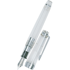 Sailor Professional Gear Fountain Pen - Transparent - Silver Trim - Slim-Pen Boutique Ltd