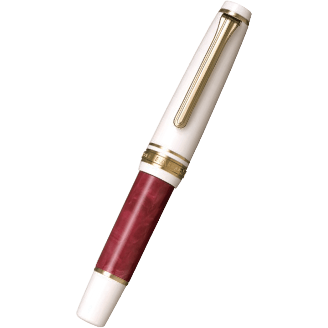 Sailor Professional Gear Slim Mini Recontre Fountain Pen - Bordeaux Fonce - 14K Gold Trim-Pen Boutique Ltd
