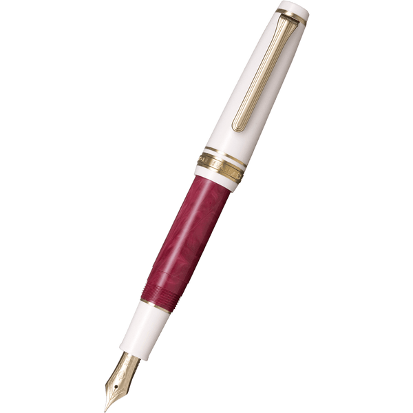 Sailor Professional Gear Slim Mini Recontre Fountain Pen - Bordeaux Fonce - 14K Gold Trim-Pen Boutique Ltd