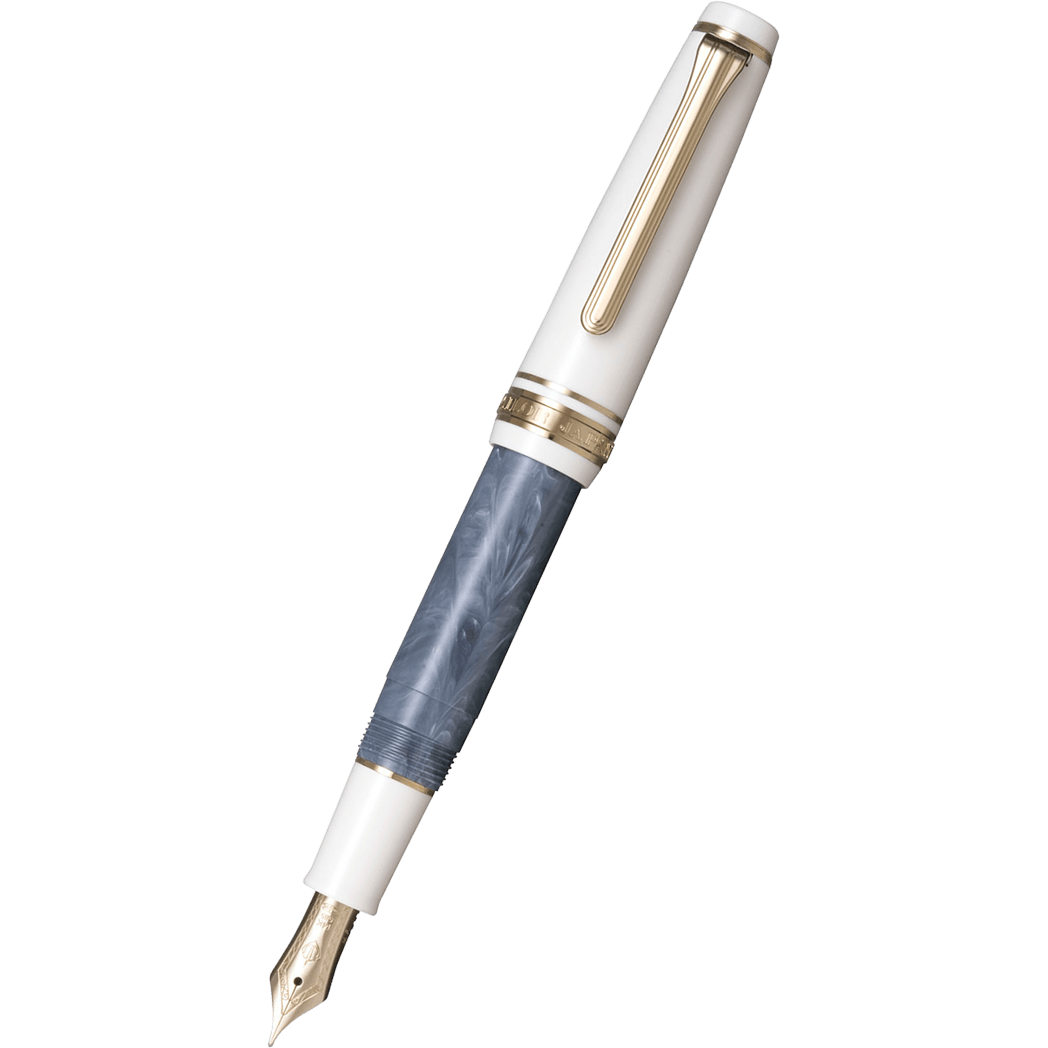 Sailor Professional Gear Slim Mini Recontre Fountain Pen - Gris Fer - 14K Gold Trim-Pen Boutique Ltd