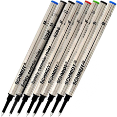 Schmidt Safety Ceramic Rollerball Metal Tube Refill-12pkt-Pen Boutique Ltd