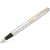 Sheaffer 300 Fountain Pen - Gold Plated Trim - Chrome - Stainless Steel-Pen Boutique Ltd