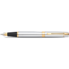Sheaffer 300 Fountain Pen - Gold Plated Trim - Chrome - Stainless Steel-Pen Boutique Ltd