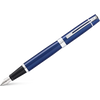 Sheaffer 300 Fountain Pen - Chrome Trim - Glossy Blue Lacquer - Stainless Steel-Pen Boutique Ltd