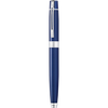 Sheaffer 300 Fountain Pen - Chrome Trim - Glossy Blue Lacquer - Stainless Steel-Pen Boutique Ltd