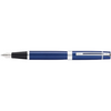 Sheaffer 300 Fountain Pen - Chrome Trim - Glossy Blue-Pen Boutique Ltd