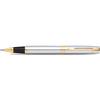 Sheaffer 300 Rollerball Pen - Gold Plated Trim - Chrome-Pen Boutique Ltd