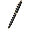 Sheaffer Ballpoint Pen - 100 - Black - Gold Trim-Pen Boutique Ltd