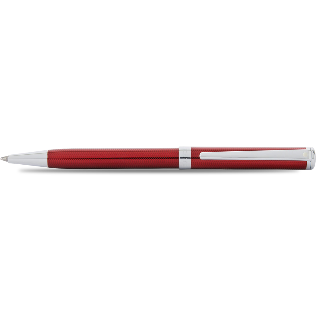 Red ballpoint pen discount