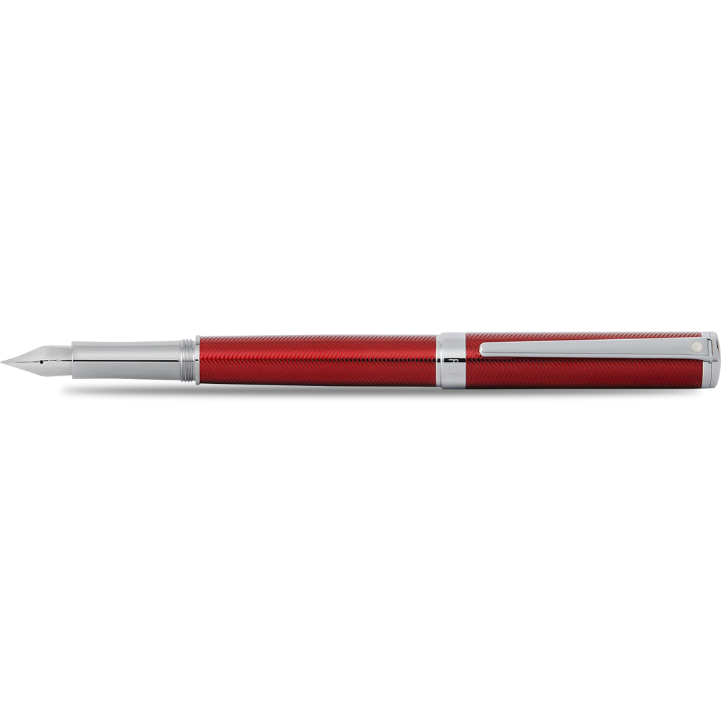 Sheaffer Intensity Fountain Pen - Engraved Red-Pen Boutique Ltd