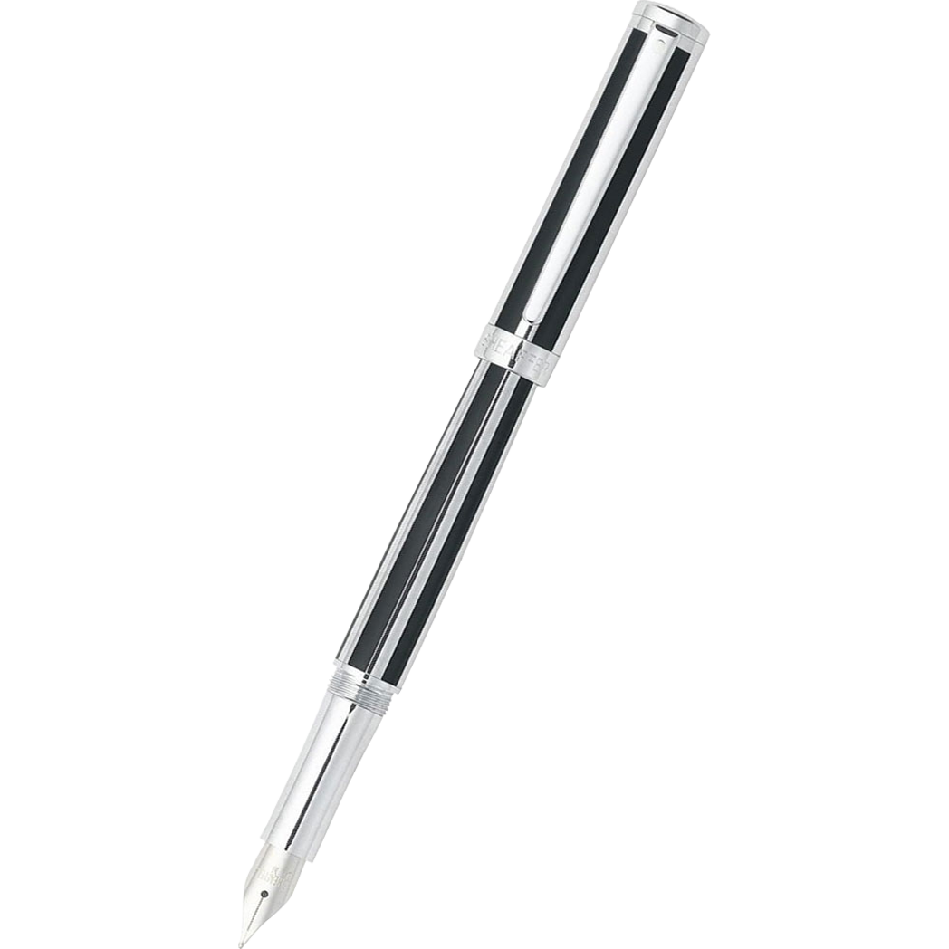 Sheaffer Intensity Fountain Pen - Jet Black Stripe- Fine-Pen Boutique Ltd