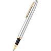 Sheaffer Rollerball Pen - VFM - Chrome - Gold Trim-Pen Boutique Ltd