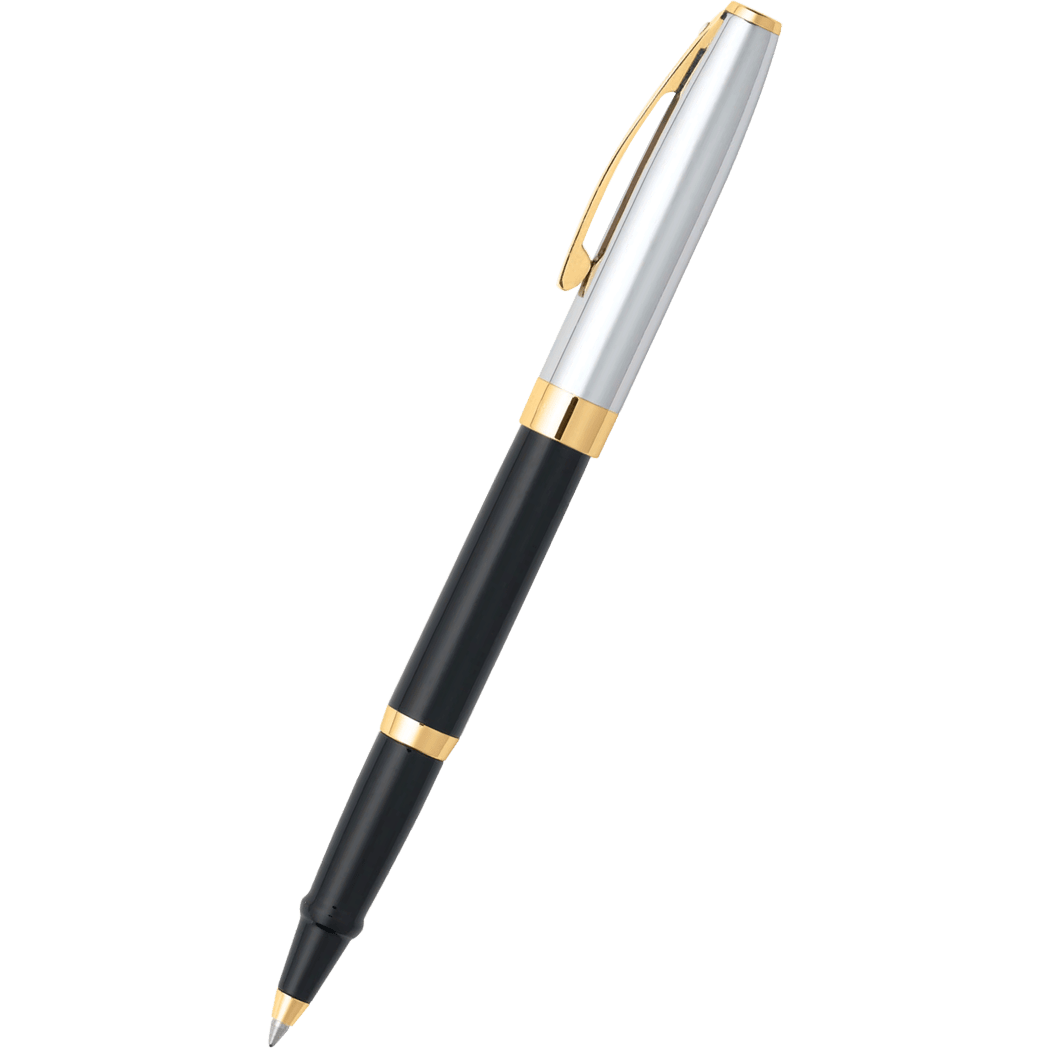 Sheaffer Sagaris Black/Chrome Cap Fine Point Fountain Pen - SH