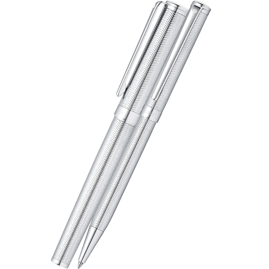 Sheaffer Intensity Ballpoint and Rollerball Pen Set - Chrome-Pen Boutique Ltd