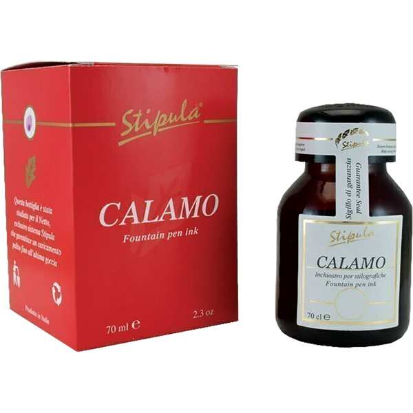 Stipula Calamo Ink Bottle - Dark Red - 70cc-Pen Boutique Ltd