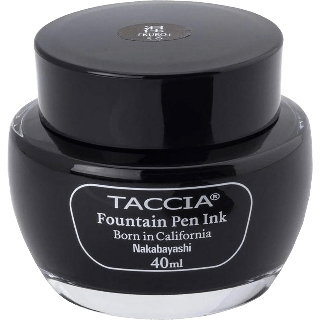 Taccia Ink Bottle - Kuro (Black) - 40ml - Pen Boutique Ltd