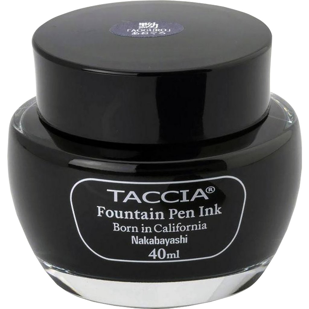 Taccia Ink Bottle - Aoguro (Blue/Black) - 40ml-Pen Boutique Ltd