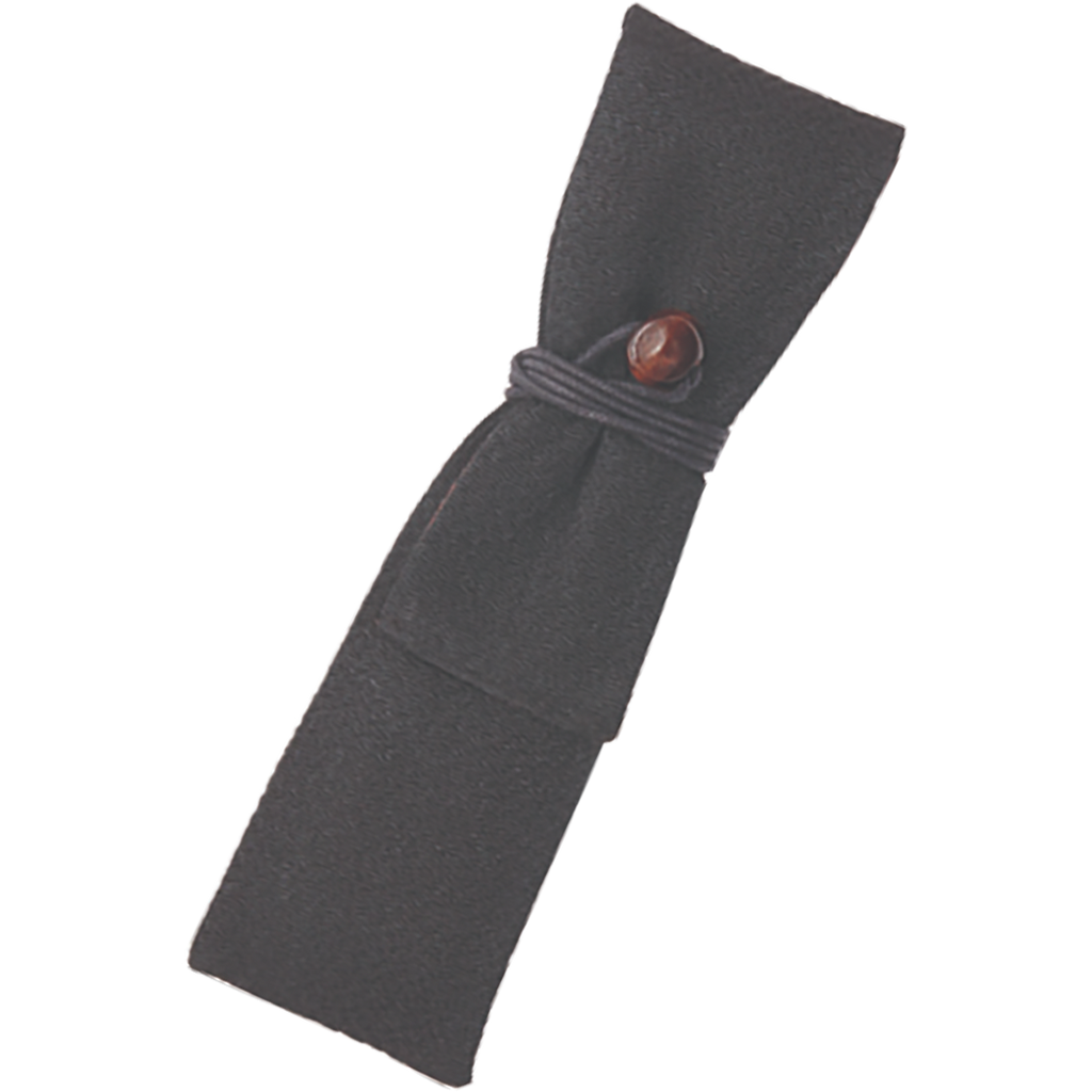 Taccia Kimono Single Pen Wrap - Chirimen Black-Pen Boutique Ltd